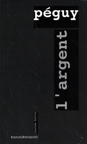 Stock image for L'Argent for sale by Solibri