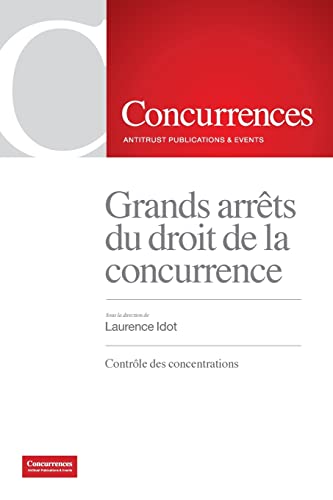 Beispielbild fr Grands arr?ts du droit de la concurrence zum Verkauf von PBShop.store US