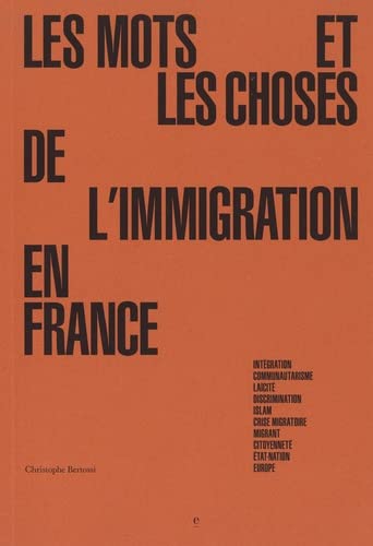 Beispielbild fr Les Mots Et Les Choses De L'immigration En France zum Verkauf von RECYCLIVRE