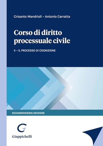 Stock image for Corso di diritto processuale civile. Il processo di cognizione (Vol. 2) for sale by libreriauniversitaria.it