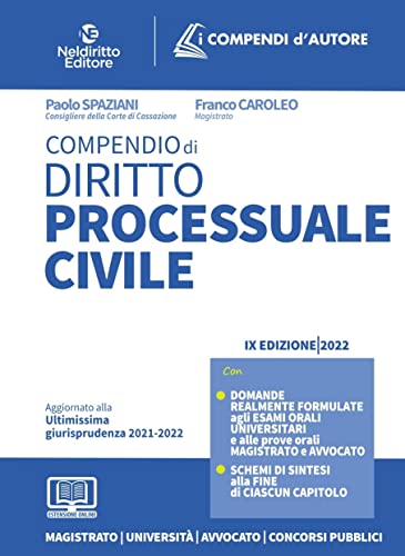 Beispielbild fr Compendio di diritto processuale civile zum Verkauf von medimops