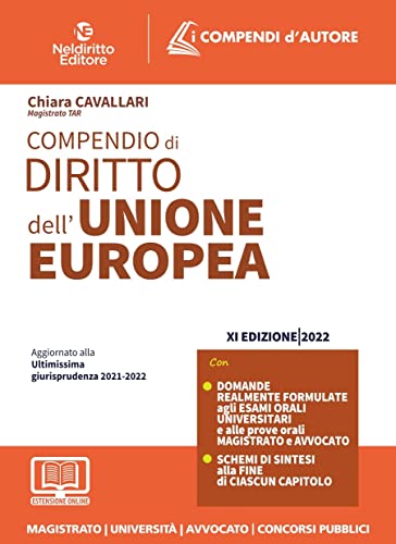 Beispielbild fr Compendio di diritto dell'Unione Europea zum Verkauf von medimops