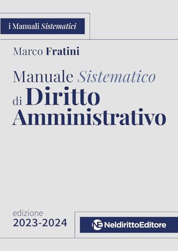 Beispielbild fr Manuale sistematico di diritto amministrativo 2023-2024 zum Verkauf von Buchpark