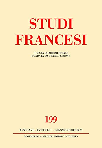 Stock image for Studi francesi. Yves Bonnefoy cent ans (1923-2023). Rencontres (Vol. 199) for sale by libreriauniversitaria.it