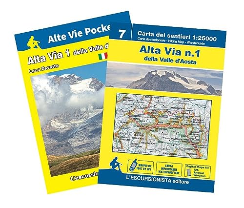 Beispielbild fr Alta via della Valle d'Aosta. Ediz. multilingue. Con carta 1:25.000 (Vol. 1) (Alte vie) zum Verkauf von libreriauniversitaria.it