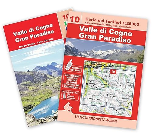 9791280163394: Valle di Cogne, Gran Paradiso. Ediz. multilingue. Con carta 1:25.000 (Trekking week-end)