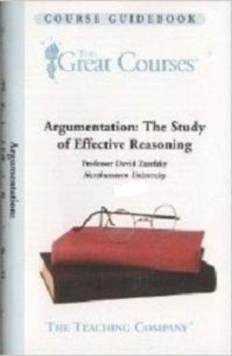 Imagen de archivo de Argumentation: The Study of Effective Reasoning- Part I and Ii David Zarefsky a la venta por HPB-Red