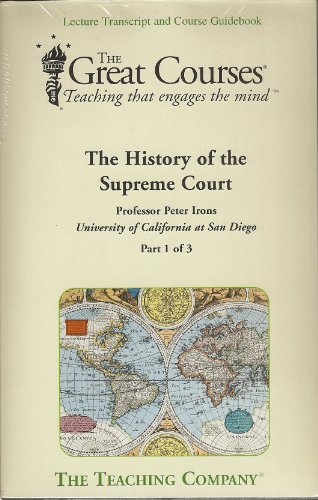 9791565857543: The History of the Supreme Court (Complete Set) (The Great Courses Teaching That Engages the Mind)