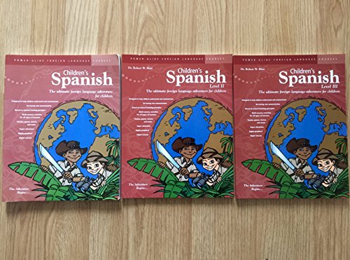 Beispielbild fr Spanish for Kids: Power-Glide Children's Spanish Adventure Course Activity Books Levels 1-3 zum Verkauf von Goodwill Books