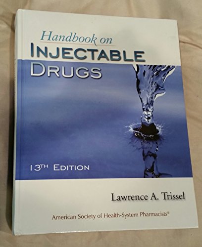Beispielbild fr Handbook on Injectable Drugs zum Verkauf von Better World Books