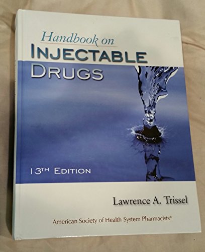 Imagen de archivo de Handbook on Injectable Drugs a la venta por Better World Books