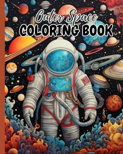 Stock image for Outer Space Coloring Book (Paperback) for sale by CitiRetail
