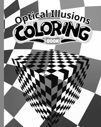 9798210884404: Optical Illusions Coloring Book: Optical Illusions Book, Abstract Coloring Books, Different Visual Illusions