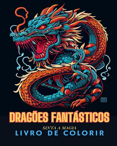 Stock image for Livro de colorir para adultos de drages de fantasia (estilo japons) (Paperback) for sale by Grand Eagle Retail