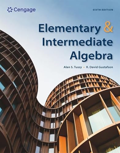 Beispielbild fr Elementary And Intermediate Algebra zum Verkauf von GreatBookPrices