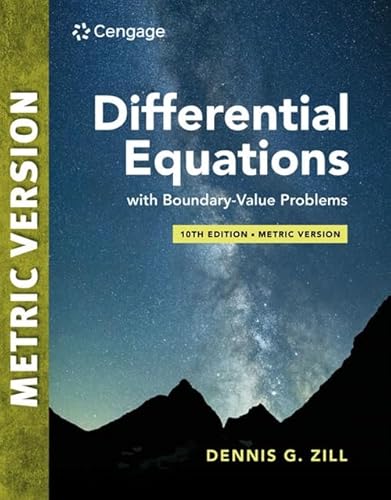 Stock image for Differential Equations with Boundary-Value Problems, International Metric Edition for sale by Chiron Media