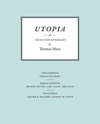 Stock image for Utopia & Selected Epigrams by Thomas More for sale by Better World Books