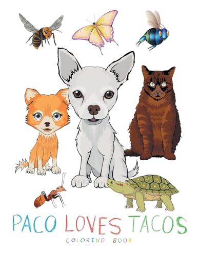 Stock image for Paco Loves Tacos Coloring Book for sale by GreatBookPrices