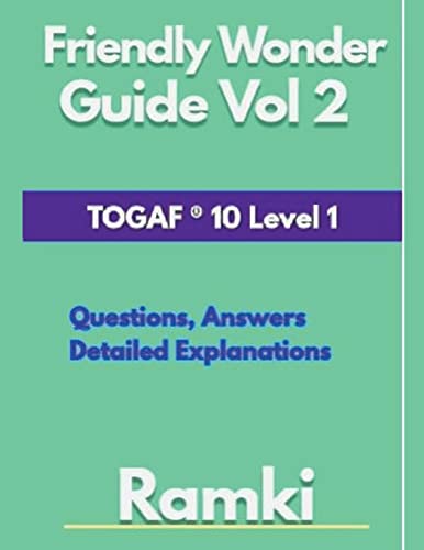 Beispielbild fr Friendly Wonder Guide Vol 2 TOGAF (R) 10 Level 1 zum Verkauf von GreatBookPrices