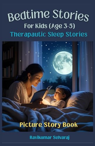 Stock image for Bedtime Stories for Kids Age 3-5: Therapeutic Sleep Stories: 40+ Relaxing Tales to Ease Anxiety, Calm Night Terrors and Help Little ones Drift off Peacefully for sale by California Books