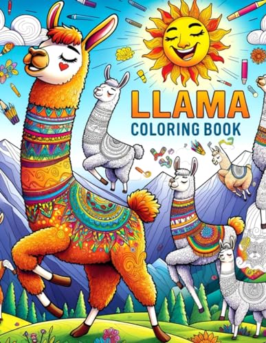 Stock image for Llama Coloring Book (Paperback) for sale by Grand Eagle Retail