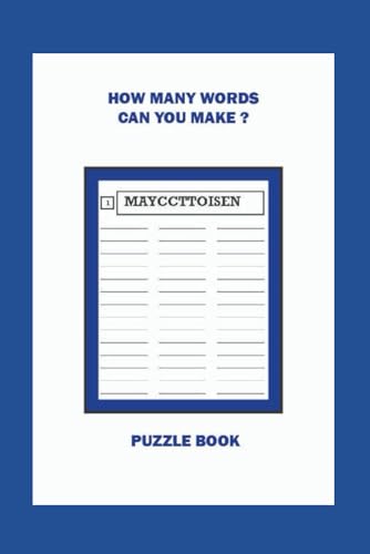 Stock image for How Many Words Can You Make ?: Puzzle Book for sale by GreatBookPrices