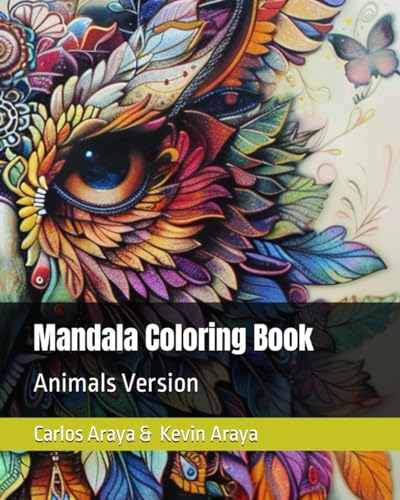 Stock image for Mandala Coloring Book: Version of Animals (Spanish Edition) for sale by California Books