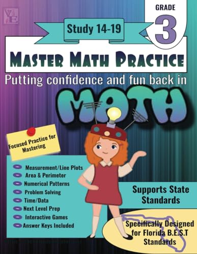 Stock image for Master Math Practice-3rd Grade : Study 14-19 (Master Math Practice - 3rd Grade Series) for sale by Ria Christie Collections