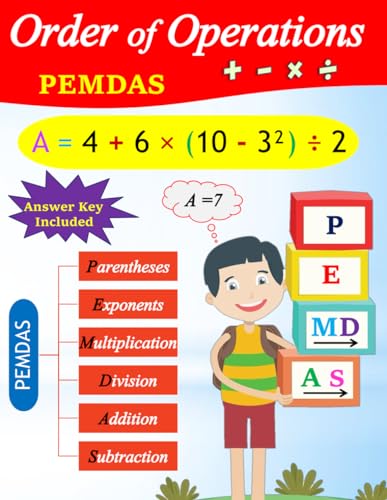 Stock image for Order of Operations (PEMDAS): 30 Days to Master the Order of Operations (Answer key Included) for sale by California Books