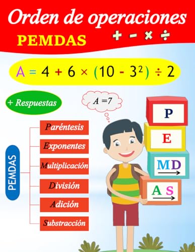 9798321078020: Orden de Operaciones (PEMDAS): Dominar la Prioridad de Operaciones (Ejercicios Resueltos) (Spanish Edition)