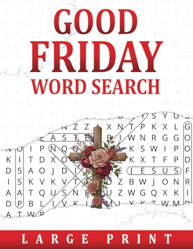 Stock image for GOOD FRIDAY SEARCH: Easter Word Find Puzzle Book for Adults, Teens and Kids. for sale by California Books