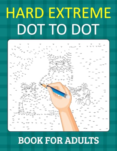 Beispielbild fr Hard Extreme Dot To Dot Book for Adults: Relax and Unleash Your Creativity With Challenging Handmade Dot-to-Dot Puzzles for Stress Relief and Relaxation zum Verkauf von California Books