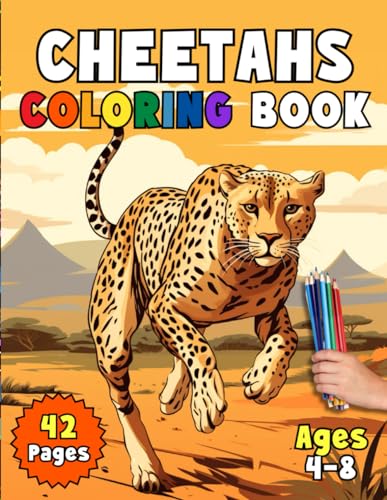 Stock image for Cheetah Coloring Book: Unleash Your Inner Speedster With Colorful Cheetahs (Children's Coloring Book) for sale by Ria Christie Collections