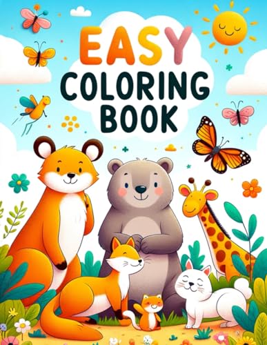 Stock image for Easy Coloring book: Let Your Cares Melt Away as You Color Your Way to Calm with Our Easy Coloring Collection - Each Stroke a Step Towards for sale by GreatBookPrices