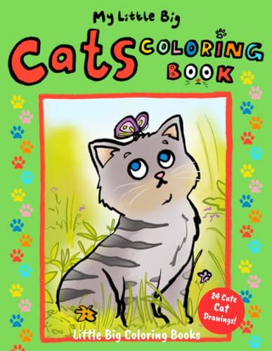 Stock image for My Little Big - Cats Coloring Book (Little Big Coloring Books) for sale by California Books