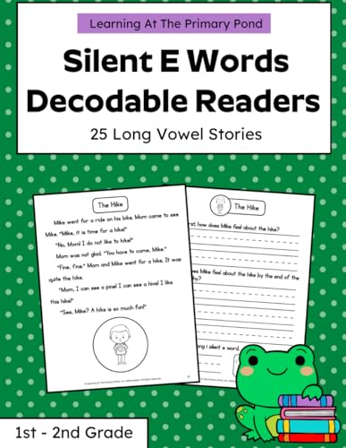 Stock image for Silent E Words Long Vowel Readers: Decodable Books Grade 1 / Grade 2 for sale by California Books