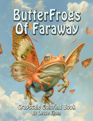 Stock image for ButterFrogs Of Faraway Grayscale Coloring Book for sale by GreatBookPrices
