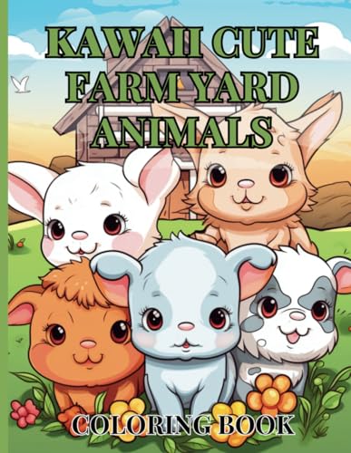 Stock image for Kawaii Cute Farm Yard Animals: A Delightful Children's Coloring Book Adventure with Unique Designs for sale by California Books