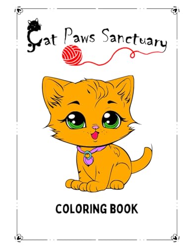 Stock image for Cat Paws Sanctuary coloring book for sale by California Books