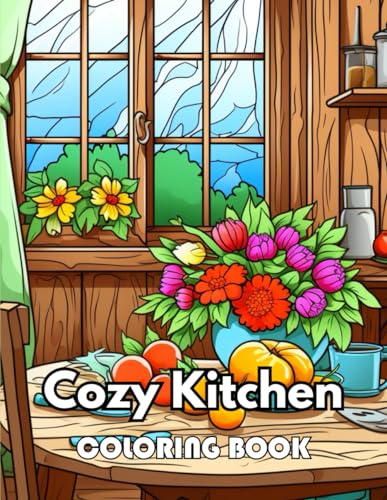 Stock image for Cozy Kitchen Coloring Book: 100+ New Designs Great Gifts for All Fans for sale by California Books