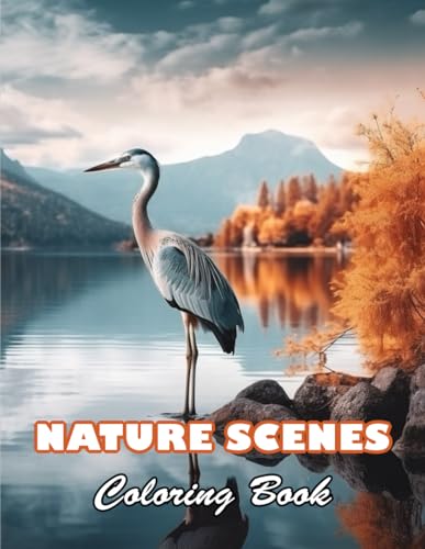 Stock image for Nature Scenes Coloring Book: 100+ High-Quality and Unique Colouring Pages for sale by California Books