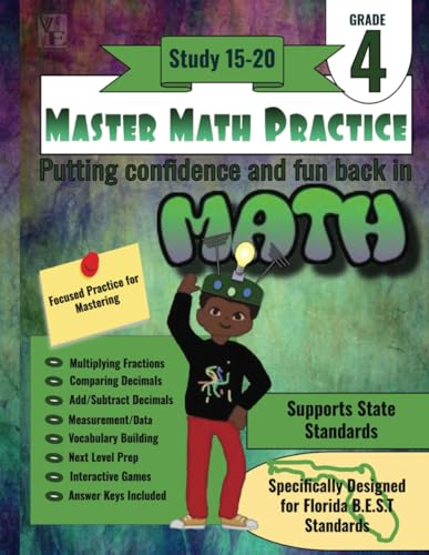 Stock image for Master Math Practice: 4th Grade-Study 15-20 for sale by Ria Christie Collections
