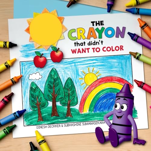Beispielbild fr The Crayon that Didn't Want to Color: for Kids Aged 4-8 (Kids Stories Age 4-8) zum Verkauf von Ria Christie Collections