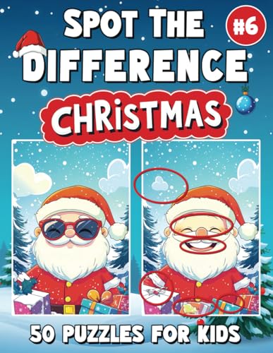 Stock image for Spot the Difference Christmas Book for Kids: Christmas Activity Book for Kids 6-12 (Picture Puzzles for Kids: Spot the Difference & Picture Find Activity Books) for sale by AwesomeBooks