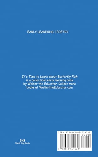 Beispielbild fr It's Time to Learn about Butterfly Fish (Walter the Educator's Collectible Early Learning Book) zum Verkauf von Ria Christie Collections
