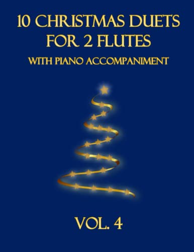 Beispielbild fr 10 Christmas Duets for 2 Flutes with Piano Accompaniment zum Verkauf von PBShop.store US