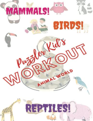Stock image for Puzzler Kid's Workout: Animal World for sale by Ria Christie Collections