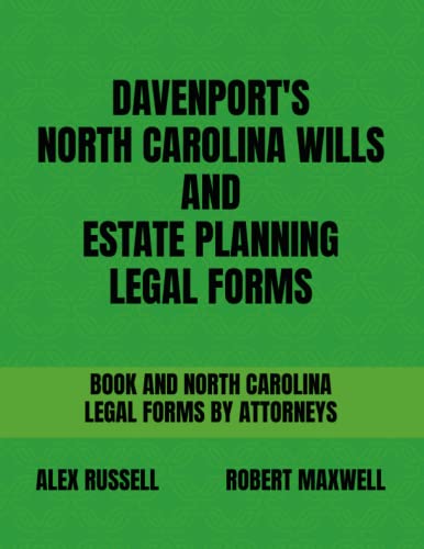 Stock image for Davenport's North Carolina Wills And Estate Planning Legal Forms for sale by PBShop.store US