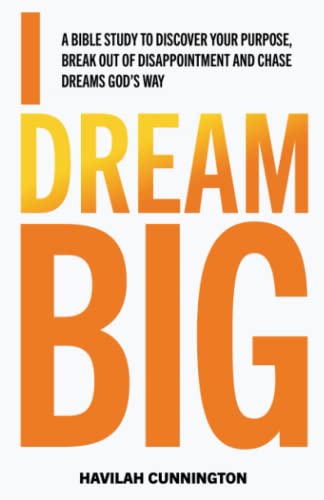 Imagen de archivo de I Dream Big: A Bible study to Discover your Purpose, Break out of Disappointment and Chase Dreams Gods Way a la venta por Goodwill of Colorado