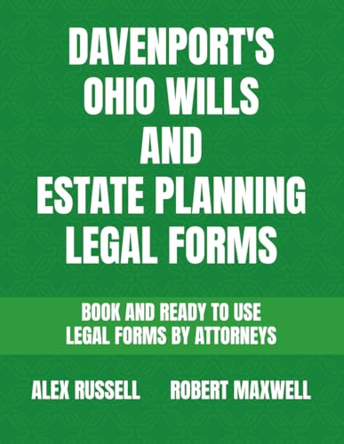 Stock image for Davenport's Ohio Wills And Estate Planning Legal Forms for sale by California Books